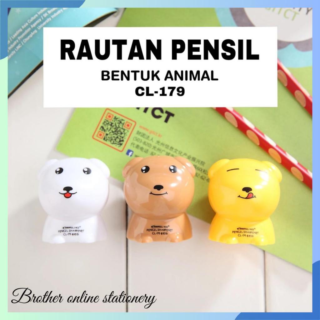 

BOS Rautan Pensil Bentuk Animal/Pencil Sharpener/Orotan Pensil