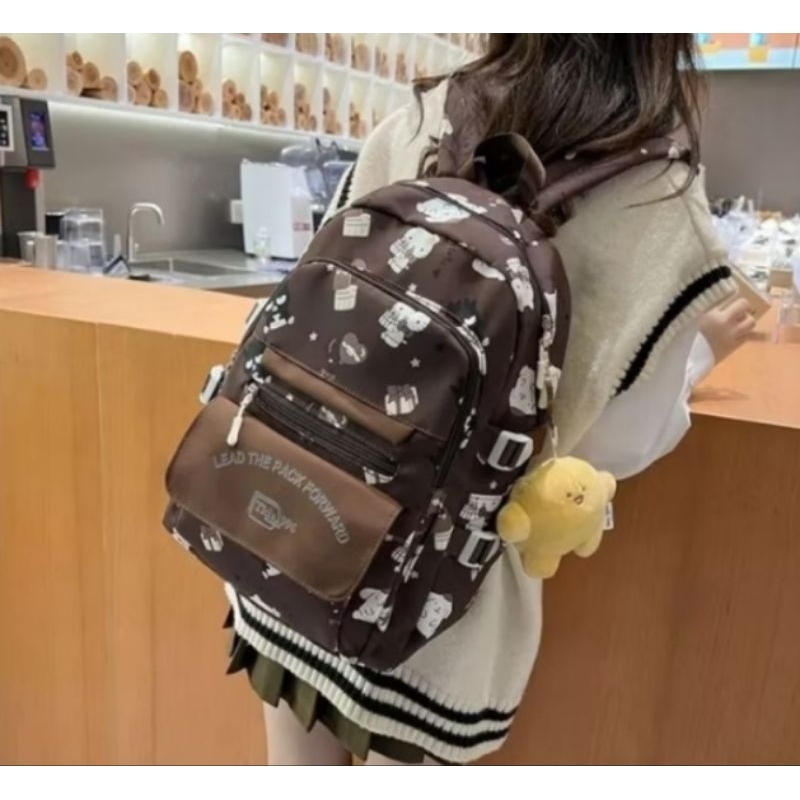 Tas Ransel sekolah impor tas anak sekolah perempuan SD, SMP, SMA bagpack