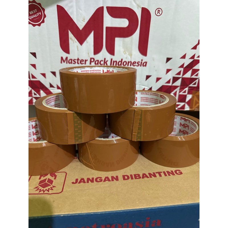 

Lakban warna coklat MPI 90 yard