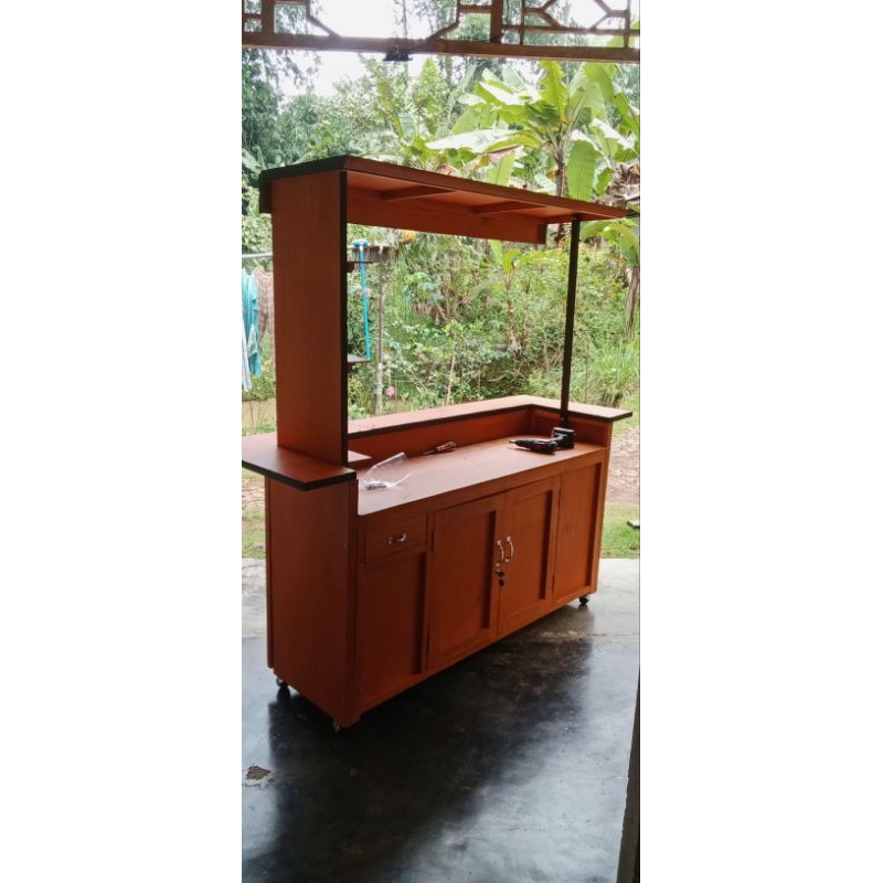 gerobak lipat/ booth container/Booth lipat event desk/ Booth portable lipat/ meja lipat jualan/ boot