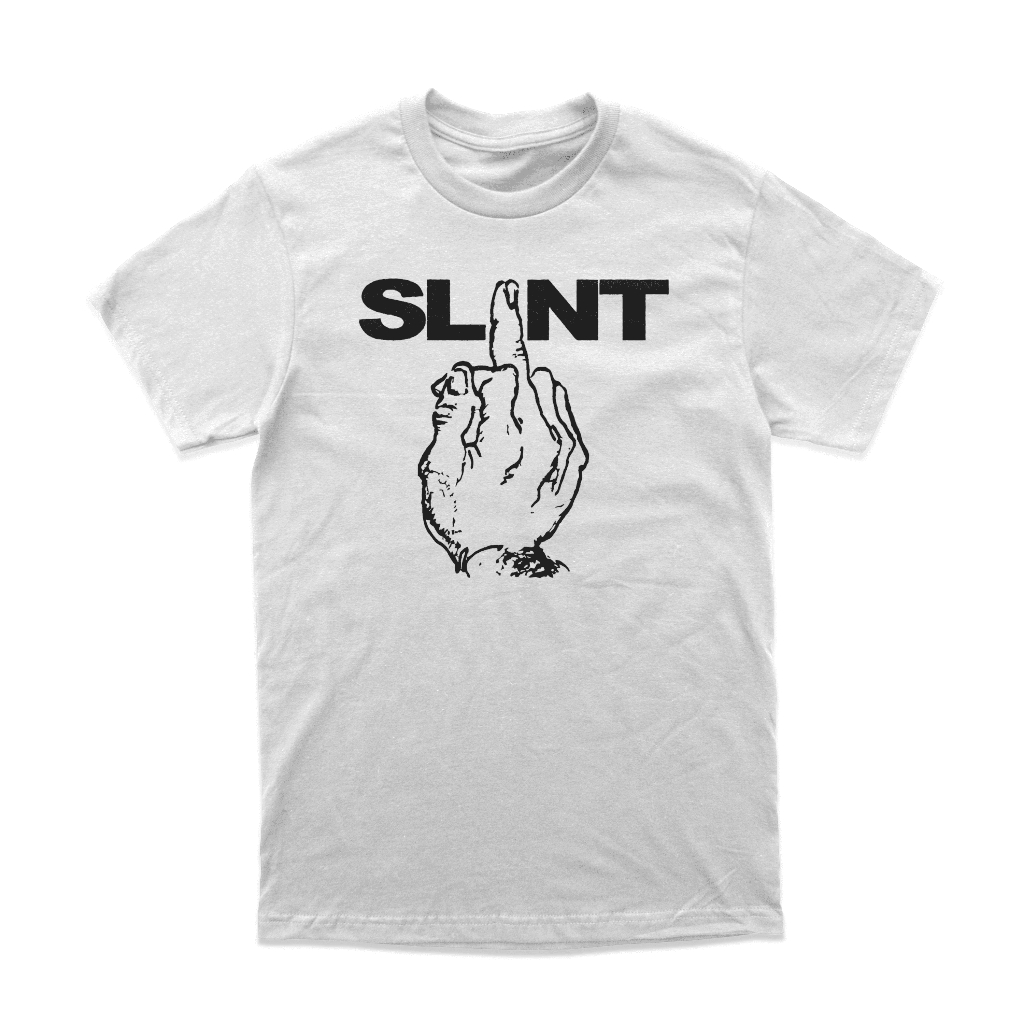 Kaos Tshirt Baju Band Slint "Finger" White Merchandise Heavy weight 16s