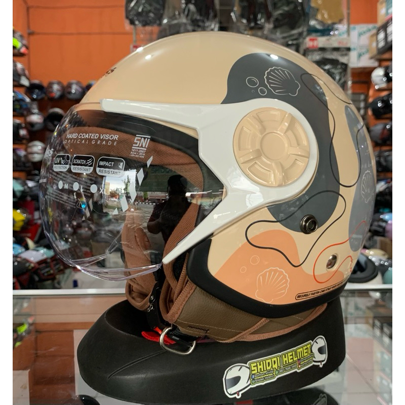 helm cargloss yrh motif original / cargloss hijab original