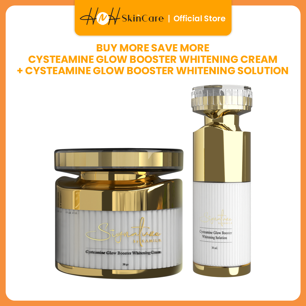 Signature by Kamila Cysteamine Glow Booster Solution & Cysteamine Glow Booster Cream