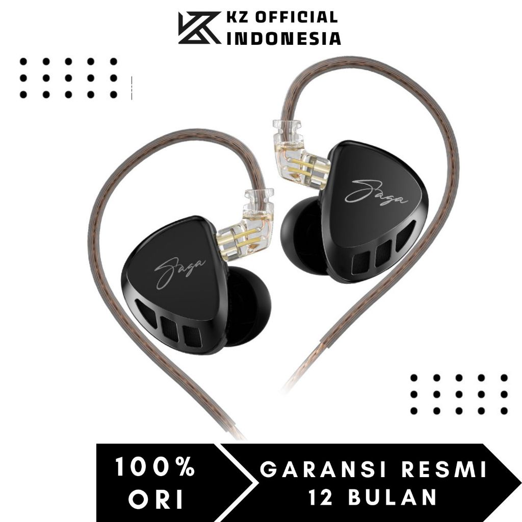 KZ SAGA Single DD In Ear Earphone Metal with MIC