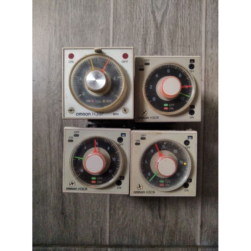 Timer H3CR F8N | Timer Dua Jarum Omron Second + Socket