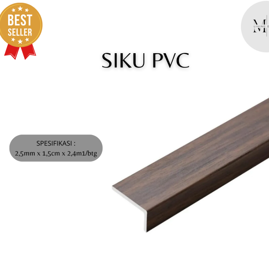 List Vinyl Tangga Siku L / List Siku Wallpanel Harga Promo