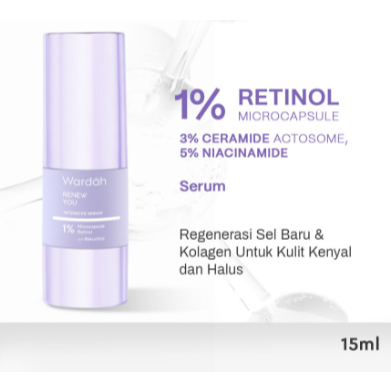 Wardah retinol serum pencerah wajah