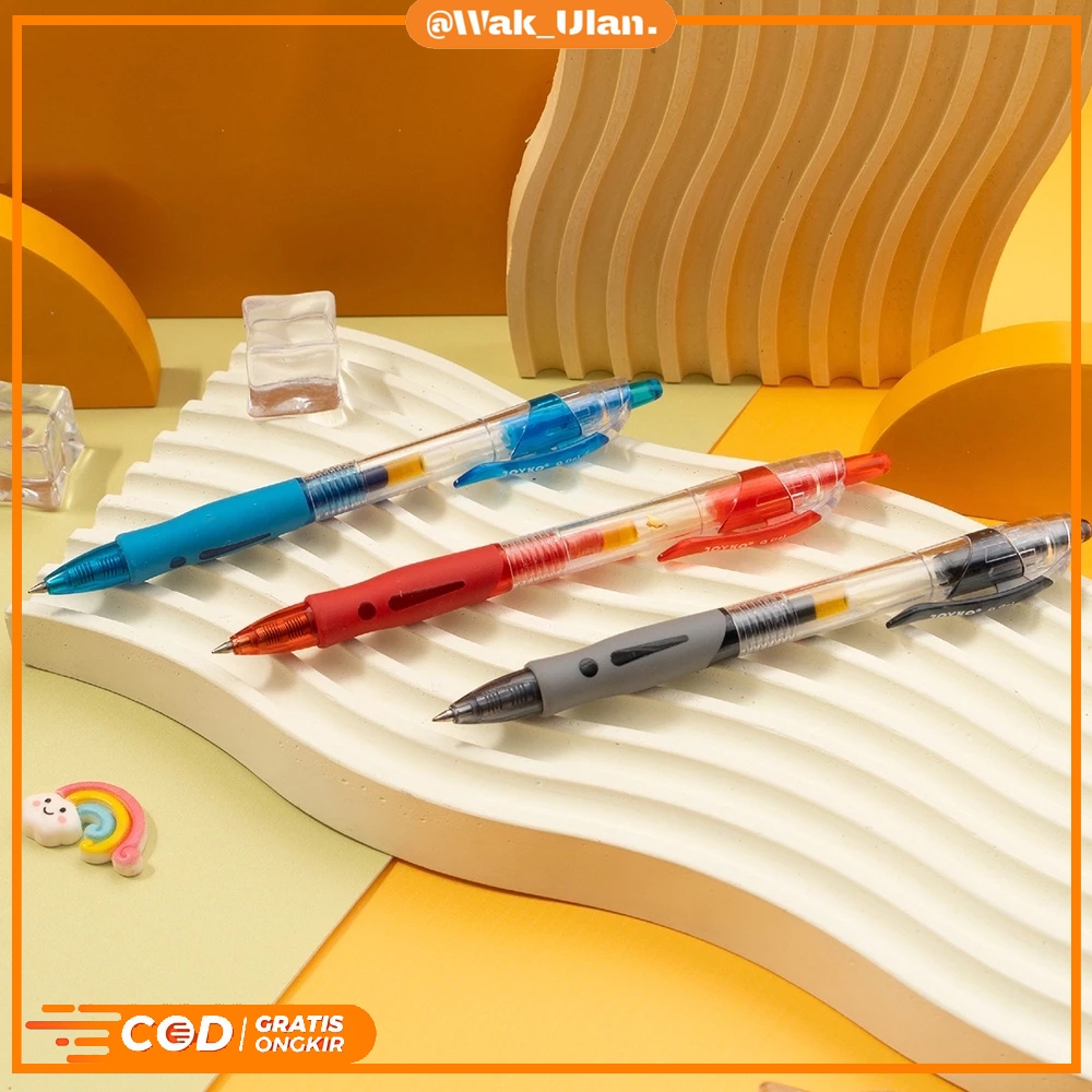 

Pena Gel Simple / Pulpen Mekanik Pencet / Alat Tulis Kantor Sekolah / Pulpen Gel 0.5 mm / Aesthetic Pen