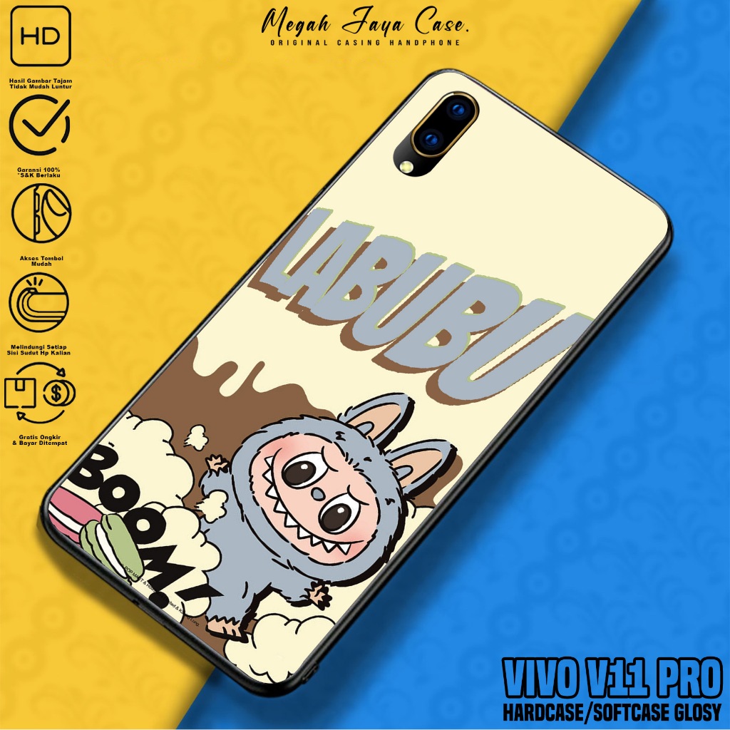 Softcase VIVO V11 PRO - Case Hp VIVO V11 PRO Motif labubu - Casing Hp VIVO V11 PRO -  Silikon Hp VIV