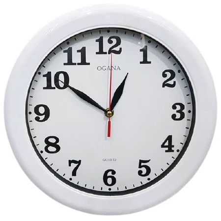 JAM DINDING BESAR / JAM DINDING POLOS OGANA DIAMETER 30CM [ PACKING AMAN ]