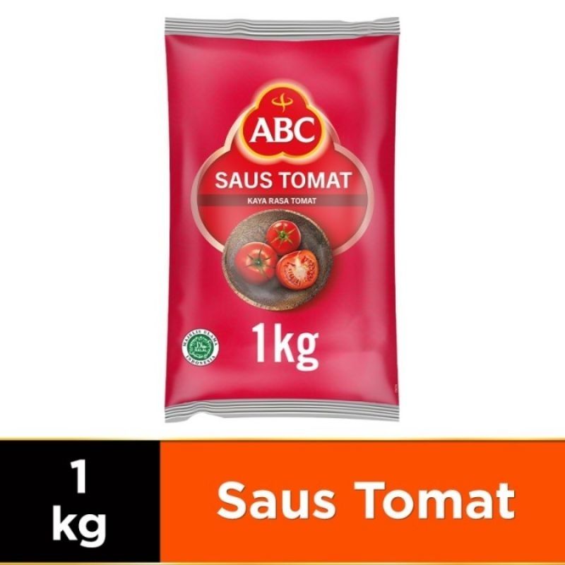 

Abc saus sambal / saus tomat kemasan bag 1kg