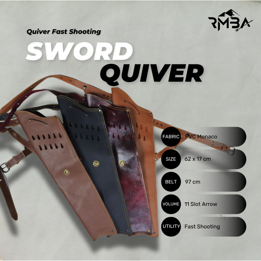 Sword Quiver / Quiver Fast Shooting / Quiver Horseback Archery / Quiver HBA / Tas Arrow / Archery