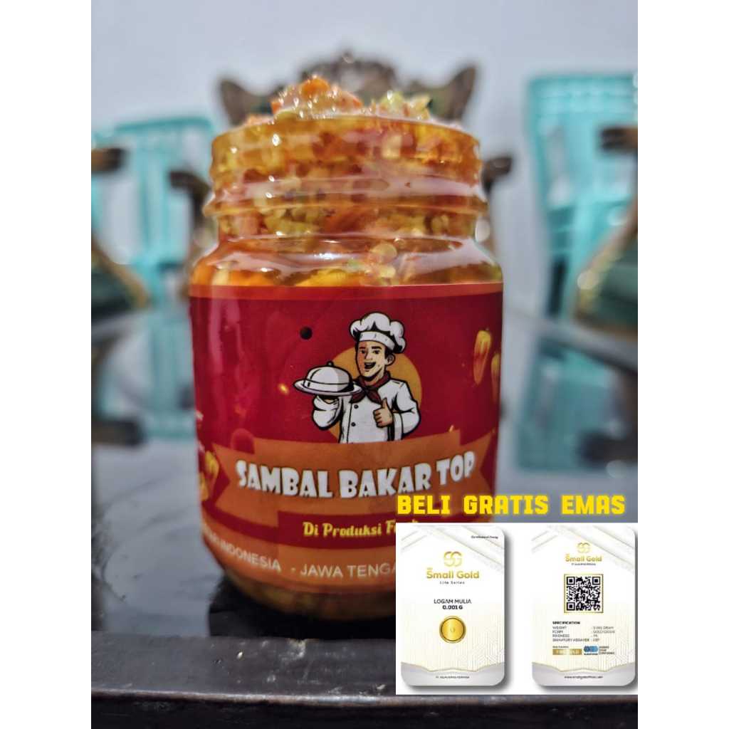 

Sambal Bawang Bakar | Sambal Bakar Ayam Suwir | Sambal Bakar Teri | ISI 200- GRAM | Gratis Emas