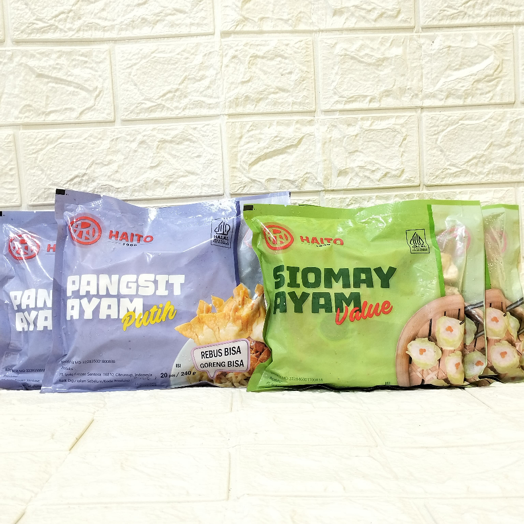 

Haito Pangsit Ayam dan Siomay Ayam Isi 20 Termurah