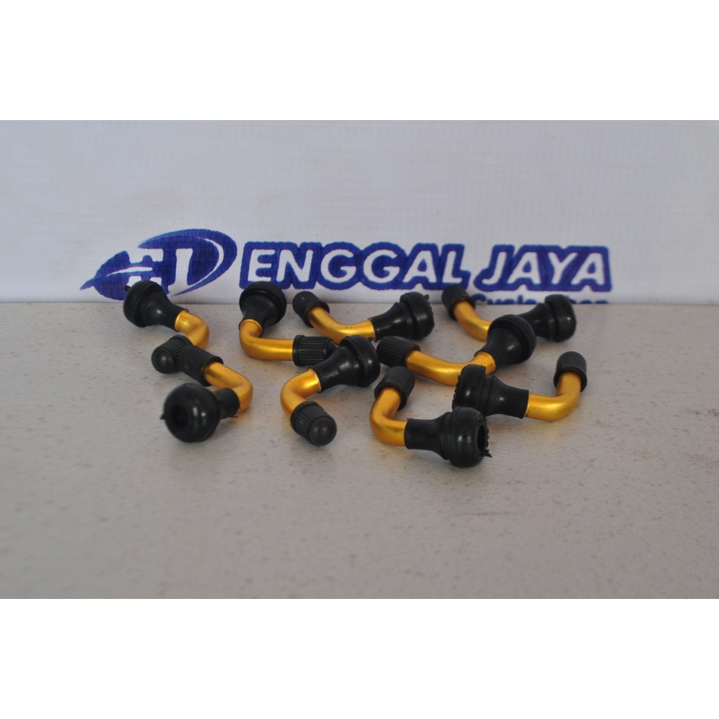 Pentil Ban Tubeless Sepeda Listik Selis Pentil PVR50 Alloy Tubles OXO TAIWAN By Strummer - Dop Valve