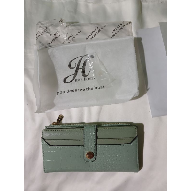 promo cuci gudang NICOLE jims honey Dompet panjang wanita import original dompet croco jimshoney