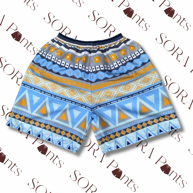 SORA - CELANA PENDEK BOXER UNISEX BB 40-80kg | CELANA PENDEK MOTIF | CELANA MEDAN | CELANA SANTAI | 