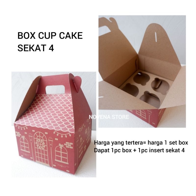 

BOX CUP CAKE NATAL ISI 1 PC GOODIE BAG DUS MINI MERRY CHRISTMAS-X'MAS2208