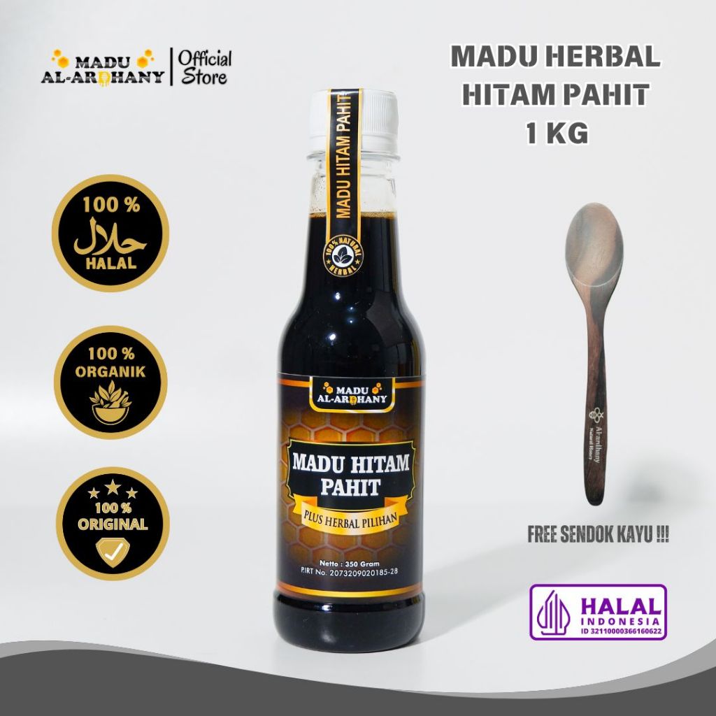 

AL ARDHANY - Madu Hitam Pahit Membantu Menurunkan Gula Darah ( DIABETES) 350 gram
