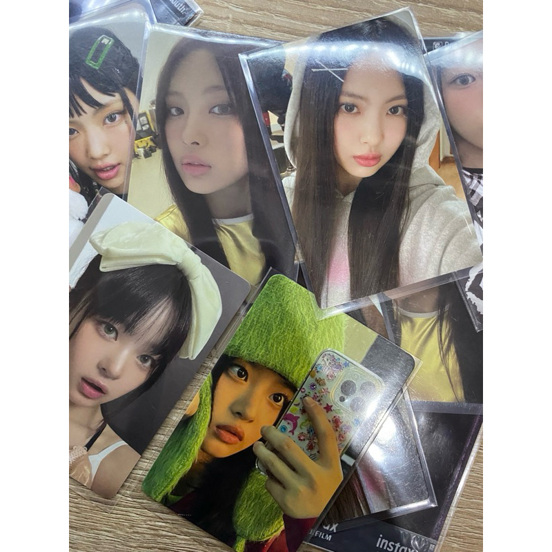 Official Photocard NewJeans Weverse Attention Ditto Get Up Bunnies Camp, Hyein Minji, HANNI PITA DAN