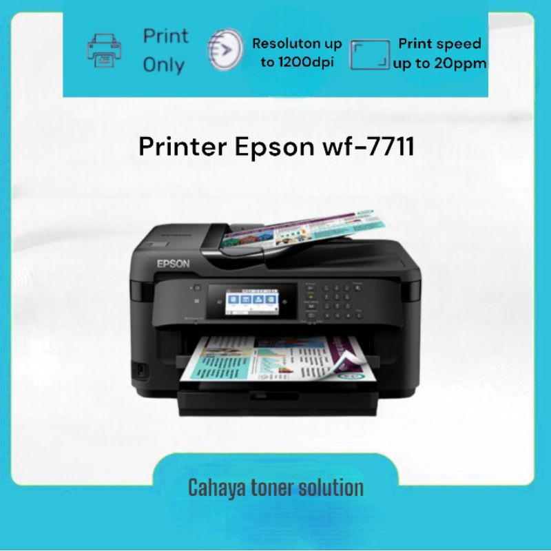 printer Epson wf-7711 A3+ wifi printer all in one