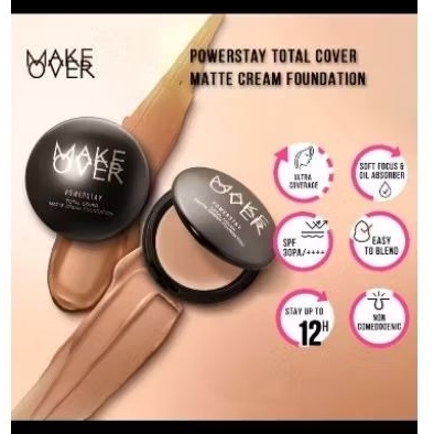 makeover bedak padat powerstay matte powder foundation Full size