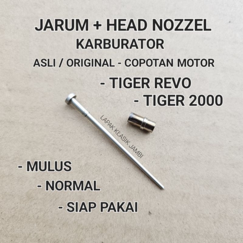 Jarum Set Head Nozzel Karburator Karbu TIGER REVO TIREV TIGER 2000 Asli Original Copotan Motor