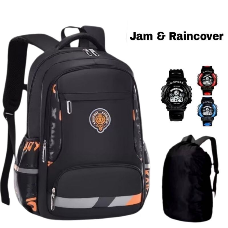 Tas ransel sekolah anak laki laki SD SMP Tas anak laki laki tas anak  gratis raincover