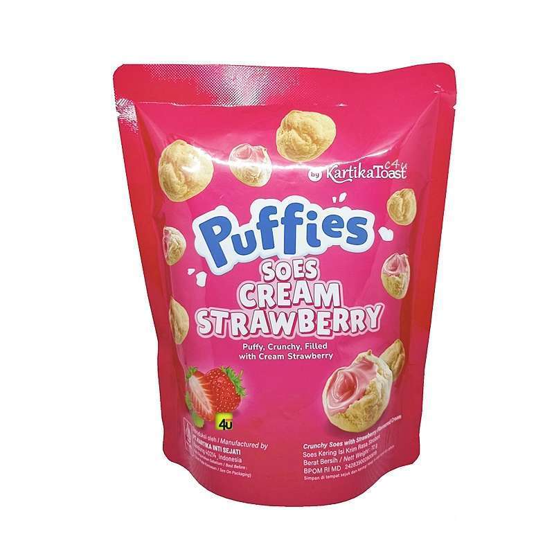 

Kartika Sari Puffies Soes Cream Strawberry 72gram