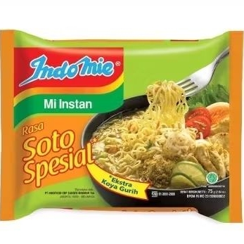 

Indomie Soto Spesial 75g 1pcs & 5pcs