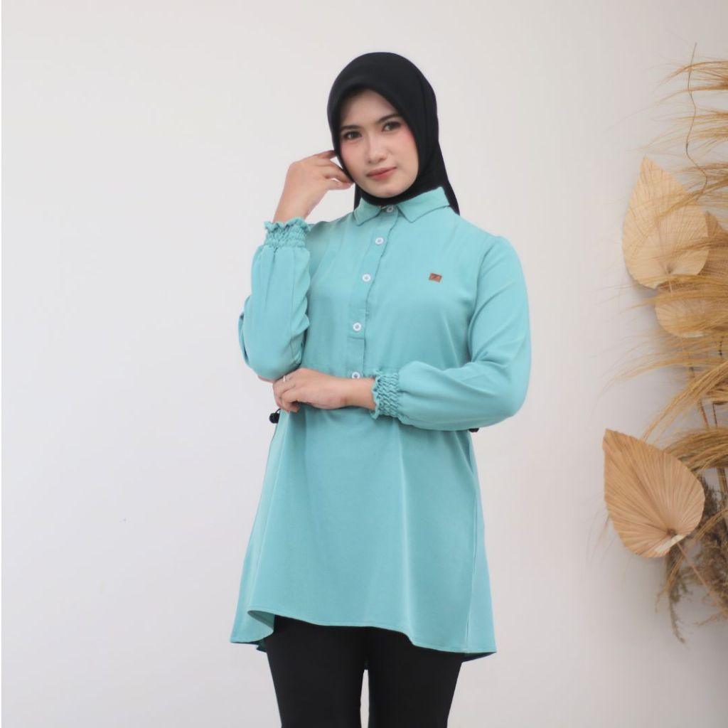 blouse wanita atasan polos muslim wanita ZTRII