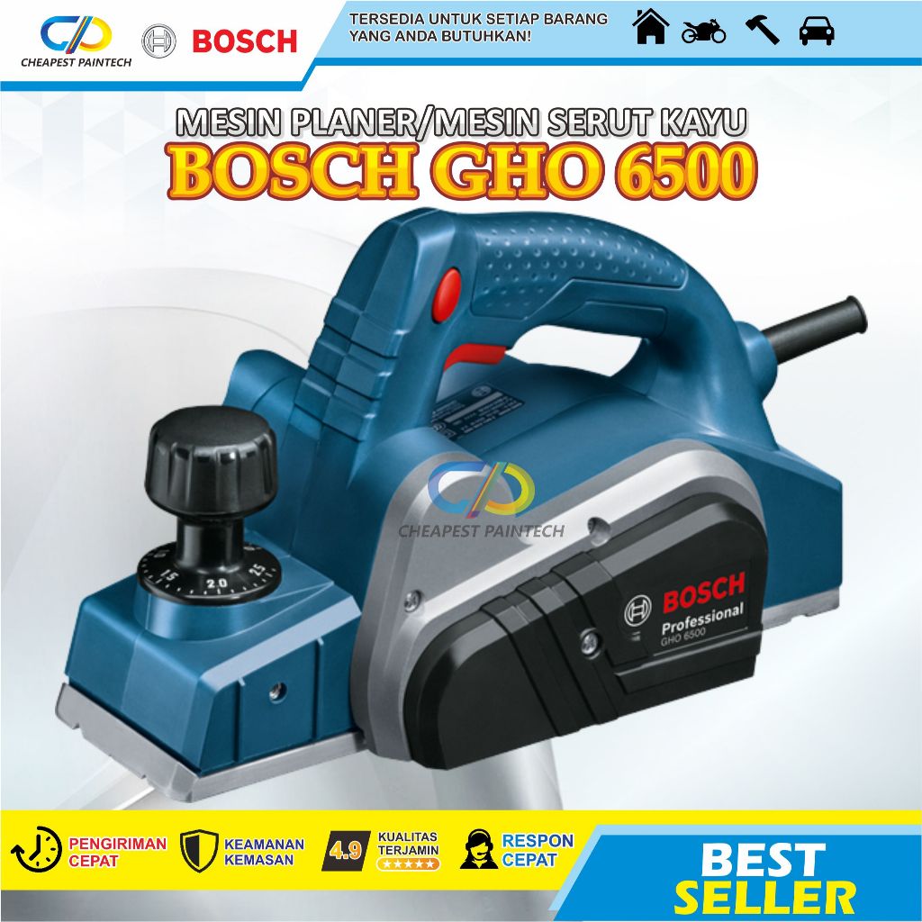 MESIN PLANER BOSCH GHO 6500 MESIN SERUT KAYU