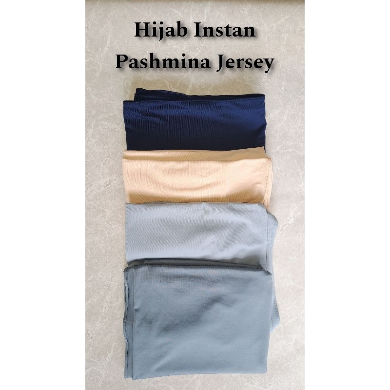 [OBRAL] PASHMINA INSTAN JERSEY (BARU)
