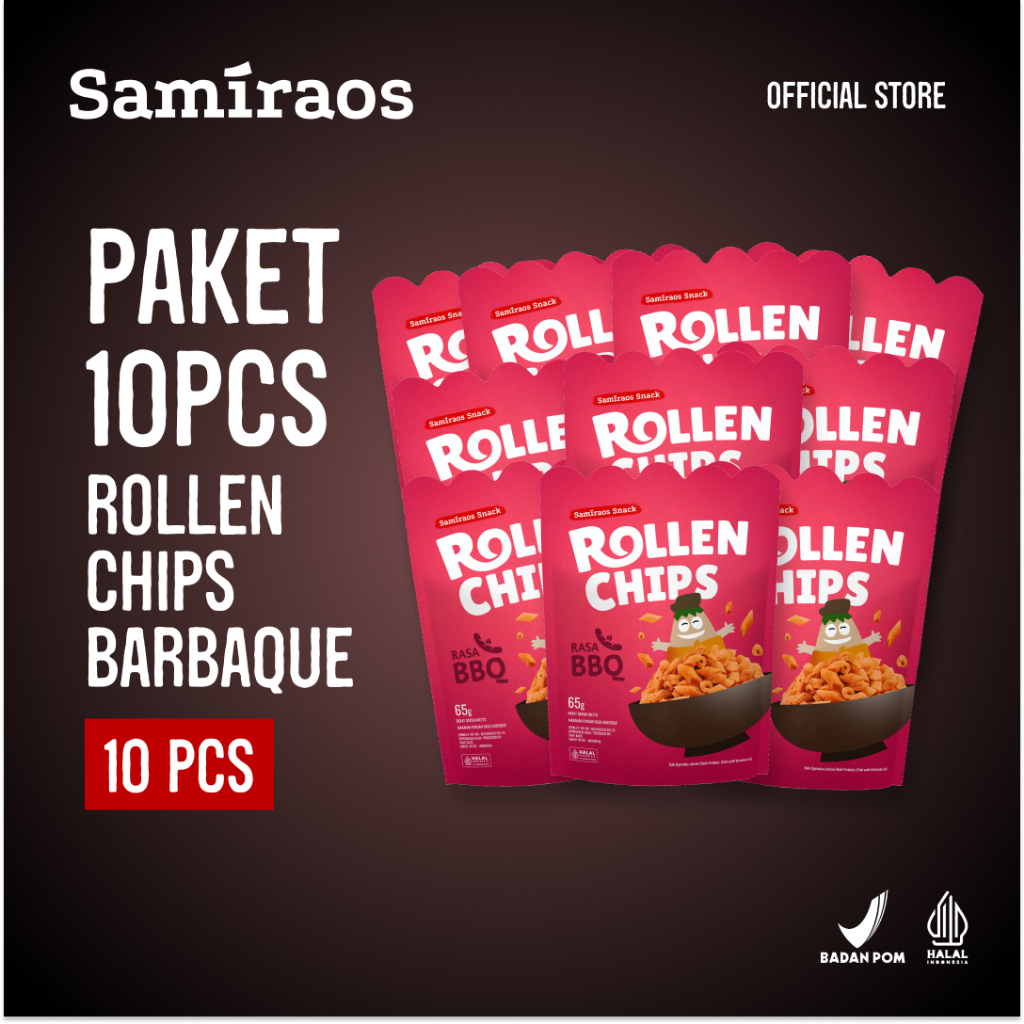 

SAMI RAOS - 10 Pcs Rollen Chips BBQ