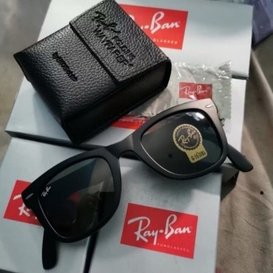 Kacamata Rayban Folding 4105 Black Doff Original