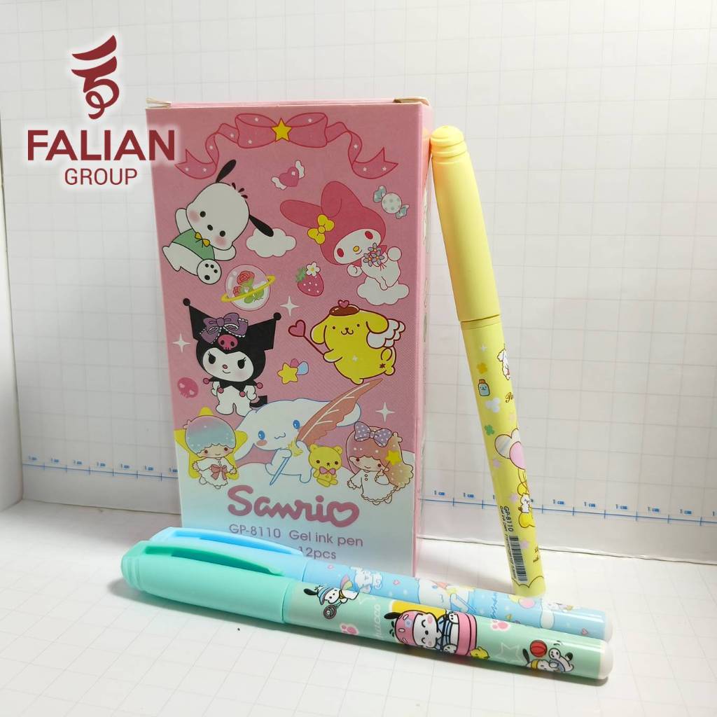 

Pulpen Gel Sanrio 0,5 mm - Warna Hitam, Desain Lucu Dijual Eceran!