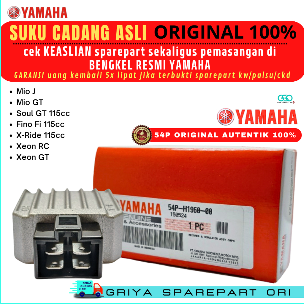 Kiprok Mio J Original Soul GT Kiprok Xride Ori yamaha Kiprok Fino Fi 115 Original Kiprok Xeon GT Xeo