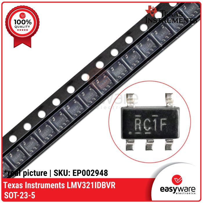 IC LMV321 SMD IC OP AMP ORIGINAL LMV321IDBVR LMV 321 SMD SOT-23 IC OPERATIONAL AMPLIFIER SINGLE CHAN