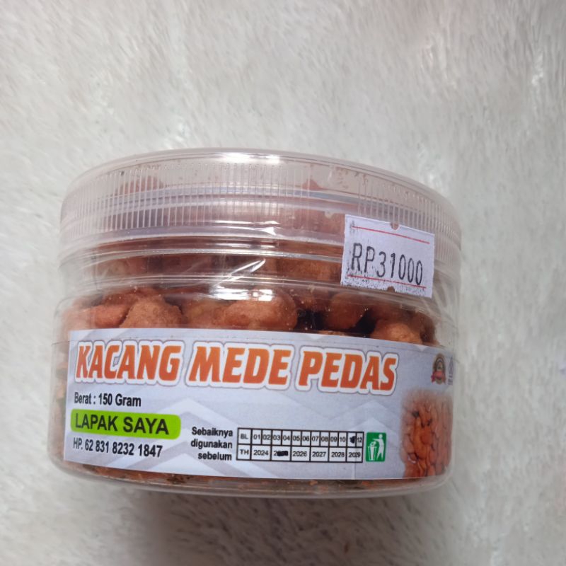 

Kacang Mede Pedas Lapak Saya|| KEMASAN 150GR || Produksi Terbaru, Exp November 2025