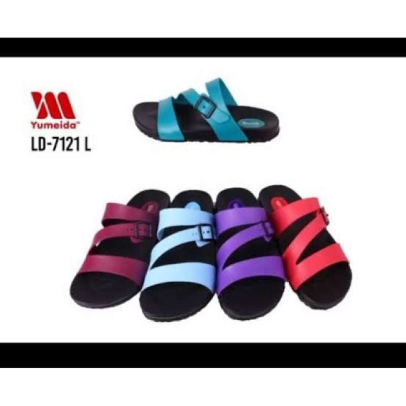 YUMEIDA - SANDAL WANITA DEWASA YUMEIDA 7121 SIZE 36-39 | SENDAL PEREMPUAN | SELOP CEWEK | SLOP | SLI