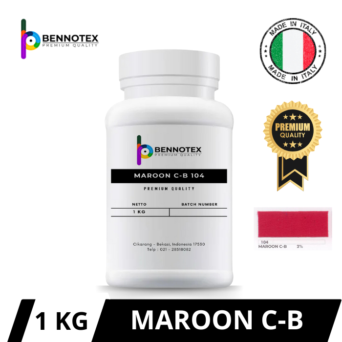 PEWARNA KAIN TEKSTIL MERAH MAROON PAKAIAN CELUP BUBUK PREMIUM QUALITY