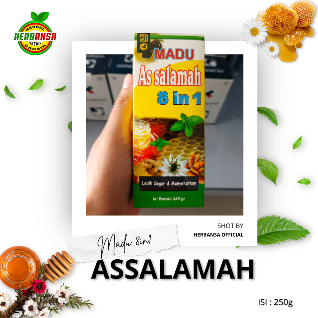 

MADU ASSALAMAH 8in1 isi 280g