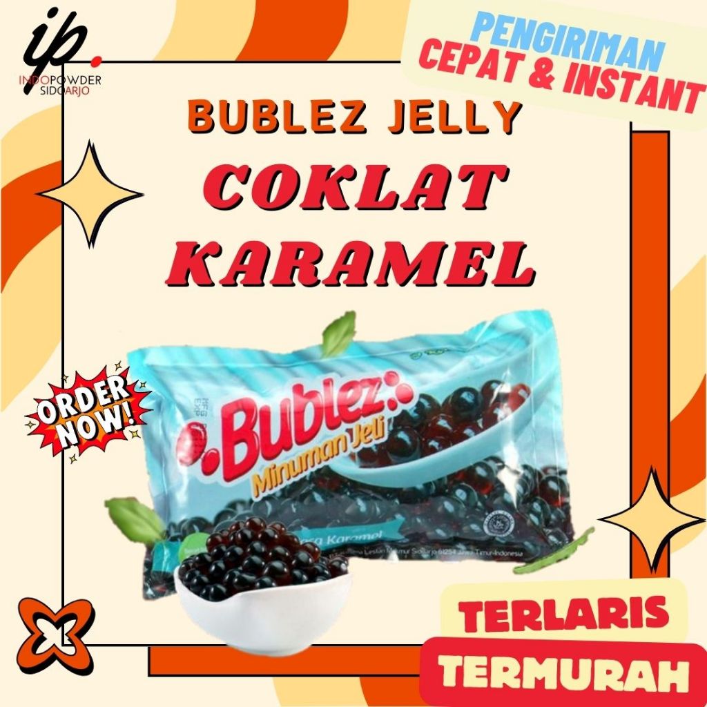 

Bublez Jelly Mutiara COKLAT Rasa Karamel 500 GR / TOPPING / MINUMAN