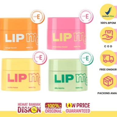 Emina Lip Mask Sleeping Mask & Watercolor Lip Serum | Lip Mask | Lip Serum | Perawatan Bibir | BPOM