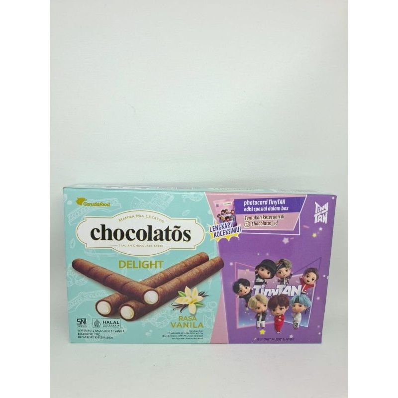 

Chocolatos Delight BTS rasa Vanila / Cokelat 90gr