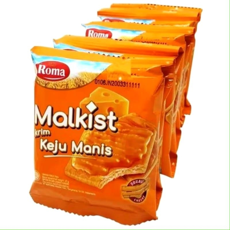 

Roma Malkist Keju manis renceng isi 10pcs