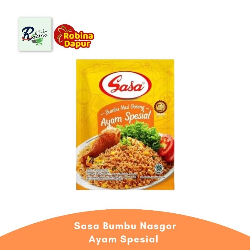 

Bumbu Nasi Goreng Ayam Spesial Sasa 20 gr