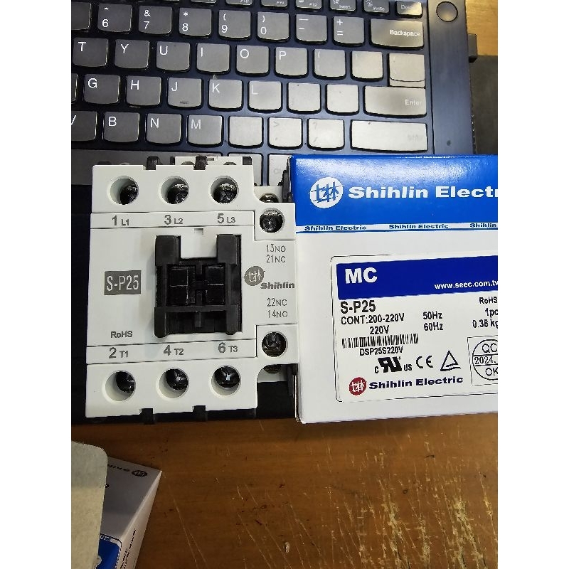 Contactor Kontaktor SP25 3PHASE 25A 220V/380V SHIHLIN ELECTRIC