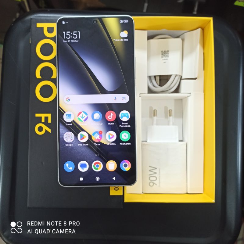 Poco F6 Second 12/512GB - HP 5G dengan Teknologi Pendingin & Snapdragon Handal, Harga termurah dan t