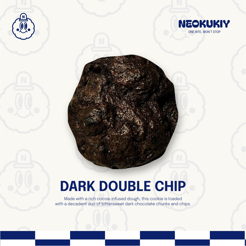 

Dark Double Chip - Premium Soft Cookies - New York Style Soft Cookies